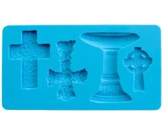 Ibili 872209 Moule 3D Croix 100% Silicone