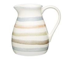 Kitchen Craft Classic Collection Pot Ã Lait en cÃ©ramique Ã Rayures, 500Â ML (17Â FL oz)Â âÂ CrÃ¨me