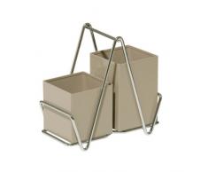 Premier 2 égouttoirs à couverts Gris