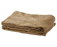 Comptoir du Linge micntau13 Plaid Microfibre Doux New Taupe