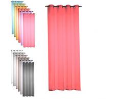 Today 257343 Voilage Polyester Pomme damour/Rouge 135 x 240 cm