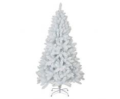 AUTOUR DE MINUIT 5SAP317BC Sapin Blanc Floque, PVC, 86 x 86 x 150 cm