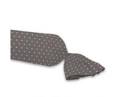 Douceur dIntérieur PIXA Taie de Traversin Coton Taupe/Blanc 85 x 185 cm