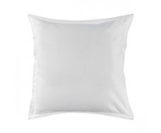 Essix - Taie doreiller Triumph Line Satin de coton Blanc 65 x 65 cm