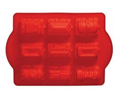 Premier Housewares Moule Ã gÃ¢teaux en silicone Anti-adhÃ©sif Train Rouge