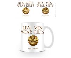 Outlander MG25190 (Real Men Wear Kilts) Tasse de cafÃ©, Multi Coloured