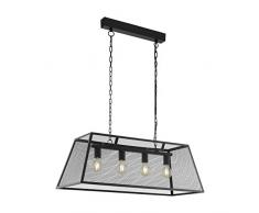 Eglo AMESBURY Suspension en acier 60 W Noir