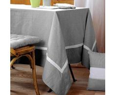 Lovely Casa Angele Nappe Coton Gris 150 x 150 cm
