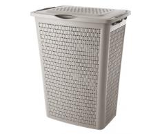 Rotho Country Panier à Linge Beige 50 l