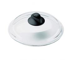 Silit 2151171799 Couvercle en Verre avec poignée en Plastique, 18 cm