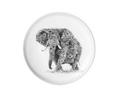 Maxwell Williams Marini Ferlazzo Noir/blanc, Porcelaine fine, 20 cm Plate