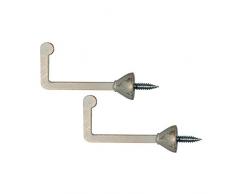 STEPHANOISE Gond MÃ©tal pour Embrasses X7, Blanc/Or, Taille 8,3 cm