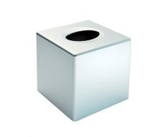 Gerson 5158B Boite à mouchoirs carré en ABS Blanc 13,5 x 13,5 x 13 cm, Acrylonitrile Butadiène Styrène