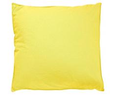 Vent du sud Taie doreiller Coton - Jaune (Safran) - 63x63 cm