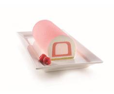 silikomart 20.404.13.0065 Moule en Silicone Insert BUCHE, Gris Clair, 220X50 H 40 MM