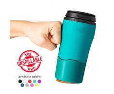 Mighty Mug Dexam, Plastique, Vert/Bleu, 6x6x15 cm