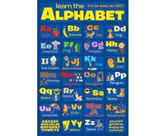 1art1 Ecole Poster - Learn The Alphabet (91 x 61 cm)