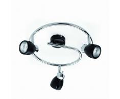 Faro Barcelona 40887Â - Mika Spot 50Â W acier Noir