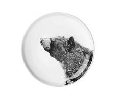 Maxwell Williams Marini Ferlazzo, noir/blanc, Porcelaine fine, 20 cm Plate