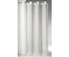 Home Maison 806542 Voilage Etamine Fantaisie Polyester Blanc 140 x 240 cm