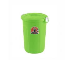 Stefanplast Jerry Poubelle, Vert Pomme, 23Â Litre, Plastique, Vert Pomme, 23 Litre