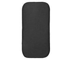 InterDesign iDry tapis de sechage, petit tapis Ã©gouttoir vaisselle en microfibres polyester, tapis Ã©vier fin pour un sÃ©chage rapide, noir/blanc