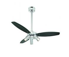 Westinghouse Ceiling Fans Ventilateur de plafond en nickel brossé/Wengé Argenté 105 cm