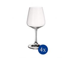 Villeroy & Boch Ovid Verres Ã vin rouge, Lot de 4, 590 ml, Cristal, Transparent