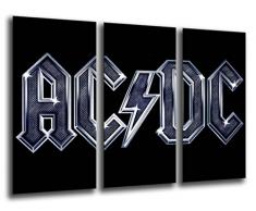 Tableau photo ACDC Musique Rock Dimensions totales : 97 x 62 cm XXL