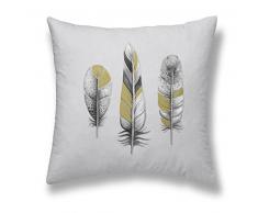 TODAY Coussin, Gris/Or, 40x40