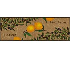 Wash + Dry Paillasson Le Citron 60 x 180 cm Multicolore