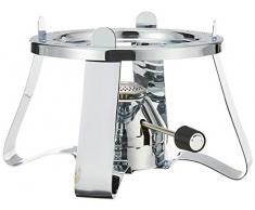 Bodum - K11423-16 - Pebo - RÃ©chaud avec RÃ©serve Ã Gaz IntÃ©grÃ©e - Acier Inoxydable