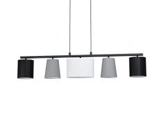 Eglo Almeida 1 Suspension en acier 125 W Noir/gris/blanc