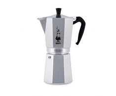 Bialetti 0001167/X2 Cafetière Italienne, Aluminium, Argent, 18 Tasses