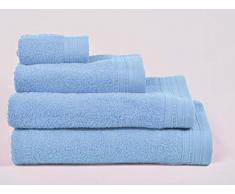 MI CASA Serviette de Bain en Coton Bleu 500 g