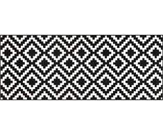 Wash+Dry Schwarz Tapis, Surface en Polyamide, Noir, 75/190