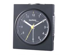 Technoline Smart Effects Genova Q Réveil Quartz Fonction répétition/alarme crescendo/mouvement silencieux Noir