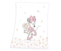 Herding Couverture Soft-Peach, 100% Polyester, Blanc, Taille Unique