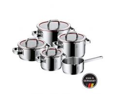 WMF 760356380 Set de 5 Batteries de Cuisine, Acier Inoxydable, Argent, 24 cm