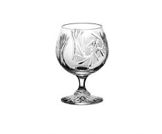 Lot de aljulia 0429Â Cognac en Cristal en Verre 250Â ML Lot de 6