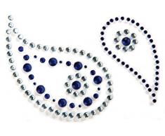 Artémio Perforatrice de Strass Indien Goutte Autocollant