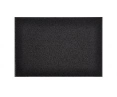 Deco-Mat 300165 Paillasson Eco Uni antidérapant et Lavable, idéal pour lentrée, la Garde-Robe ou la Cuisine, 57 x 85 cm, Noir