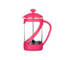 Premier Housewares 0602445 Cafetière Kenya pour 4 Tasses Plastique Rose Vif 400 ML + Insert en Verre Résistant à la Chaleur