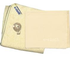 E-Cloth 8930110 Chiffon Spécial Douche et Lavette Vitre + Crochet Polyamide Aléatoire 32 x 32 x 0,2 cm