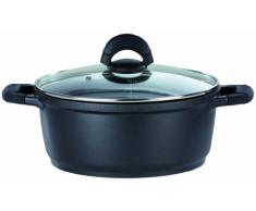 GSW 458 casseroles silcoGUSS Noir, 24 cm