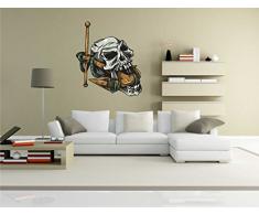 Indigos Kar-skull022â58 Wall Sticker Mural Skull 022 â widerlicher Tête de Mort Skull â Sticker Mural 58 x 66 cm