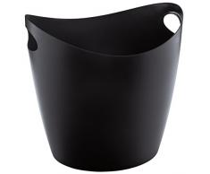 koziol bassine 28 l Bottichelli XL, thermoplastique, noir, 40 x 42 x 40,5 cm