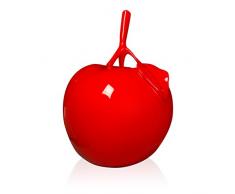 Arte Dal Mondo F3864PRN Pomme Sculpture Pop Art en rÃ©sine laquÃ©e, Red, 37x28x26 cm