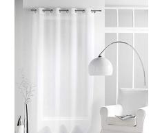 douceur dintÃ©rieur panneau a oeillets 140x240 cm voile paloma blanc