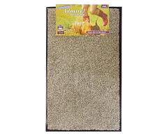 JVL Paillasson en Coton, Coton, Beige, 50 x 80 cm